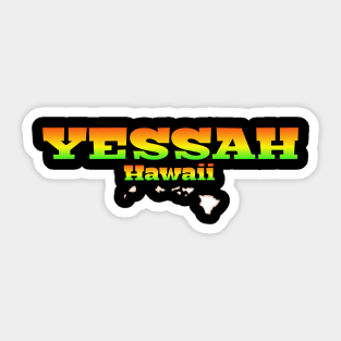 Hawaii t-shirt designs Sticker